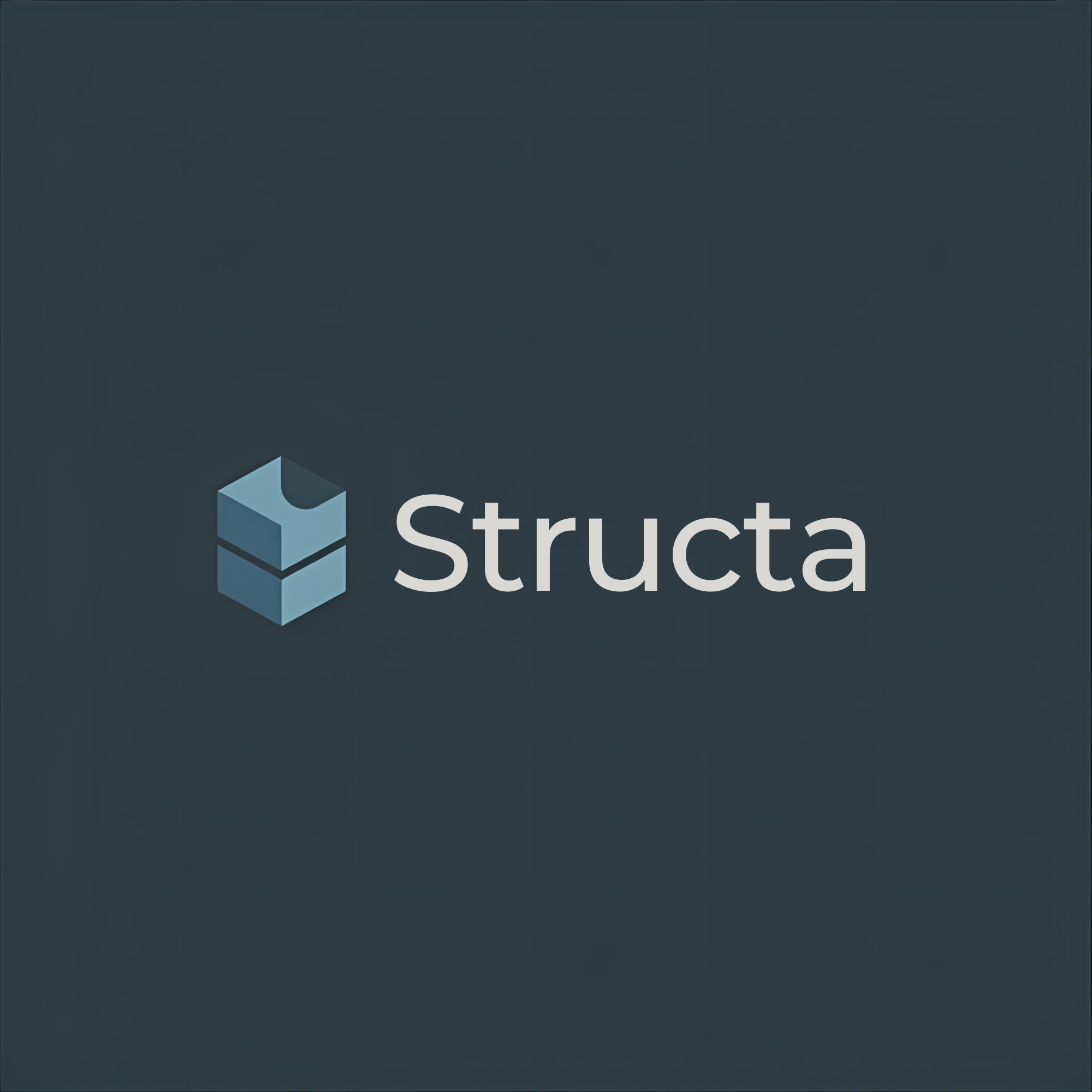 structa solutions logo with geometric icon